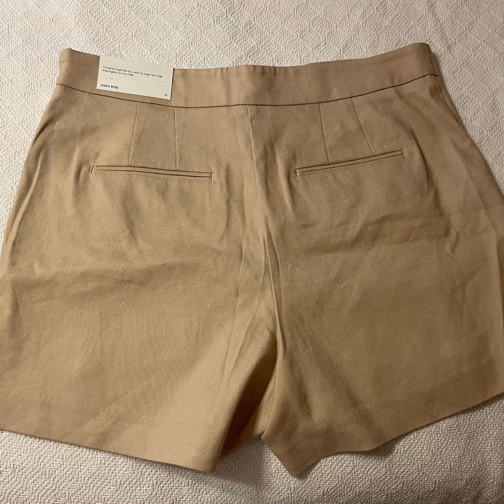 NWT Size 10 Ann Taylor High-Rise Linen Shorts - Picture 6 of 8